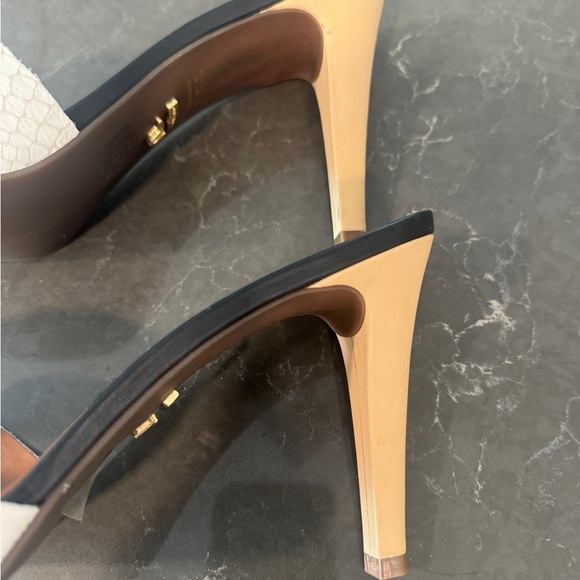 Carrano Women's Old Money preppy White&Black 4" Heels. Never worn no box Sz 11 - Picture 5 of 8